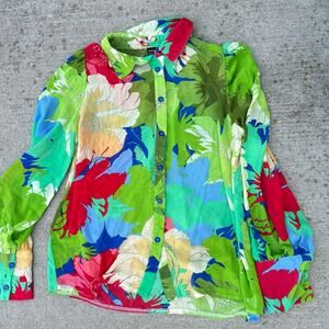 Gorman Women's Floral Button-Down Blouse - Size 12 US